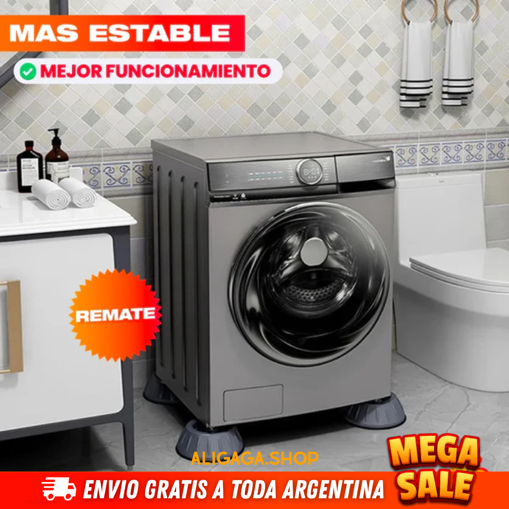BASES PARA LAVADORA, PROTEGE TU LAVADORA DE DAÑOS