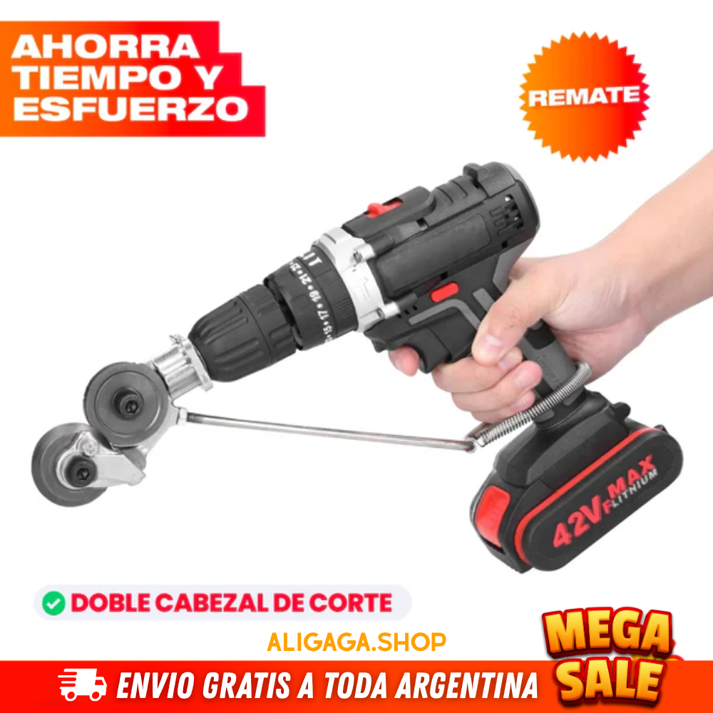 ADAPTADOR DE TALADRO A CIZALLA CORTADORA DE METAL