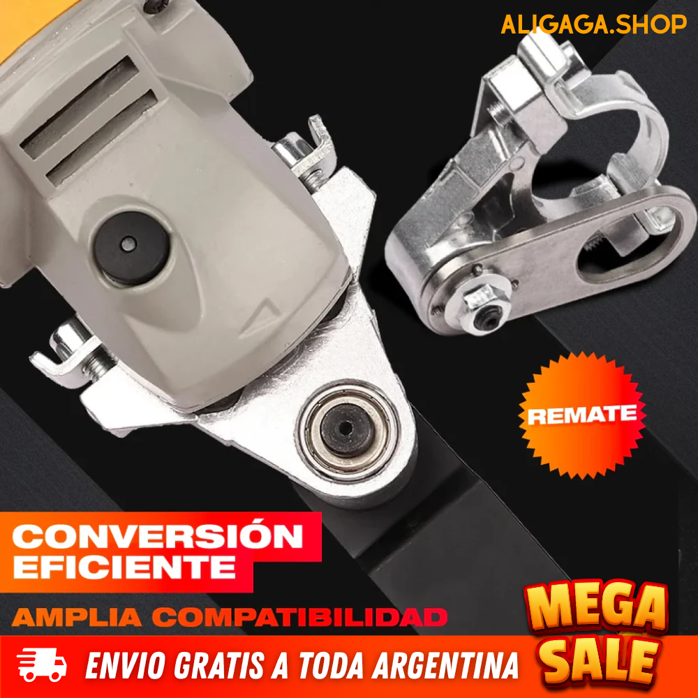 ADAPTADOR DE AMOLADORA A RANURADORA