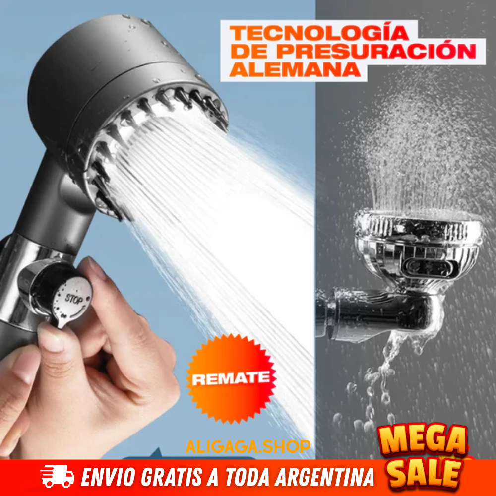 CABEZAL DE DUCHA POTENTE Y AHORRADOR