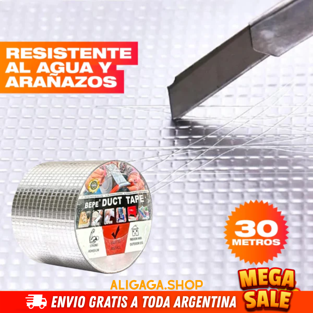30 METROS CINTA IMPERMEABLE REPARA FUGAS