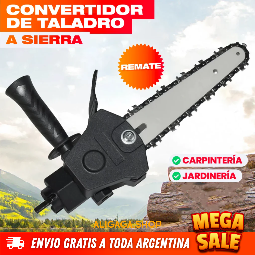 ADAPTADOR CONVERTIDOR DE TALADRO A SIERRA