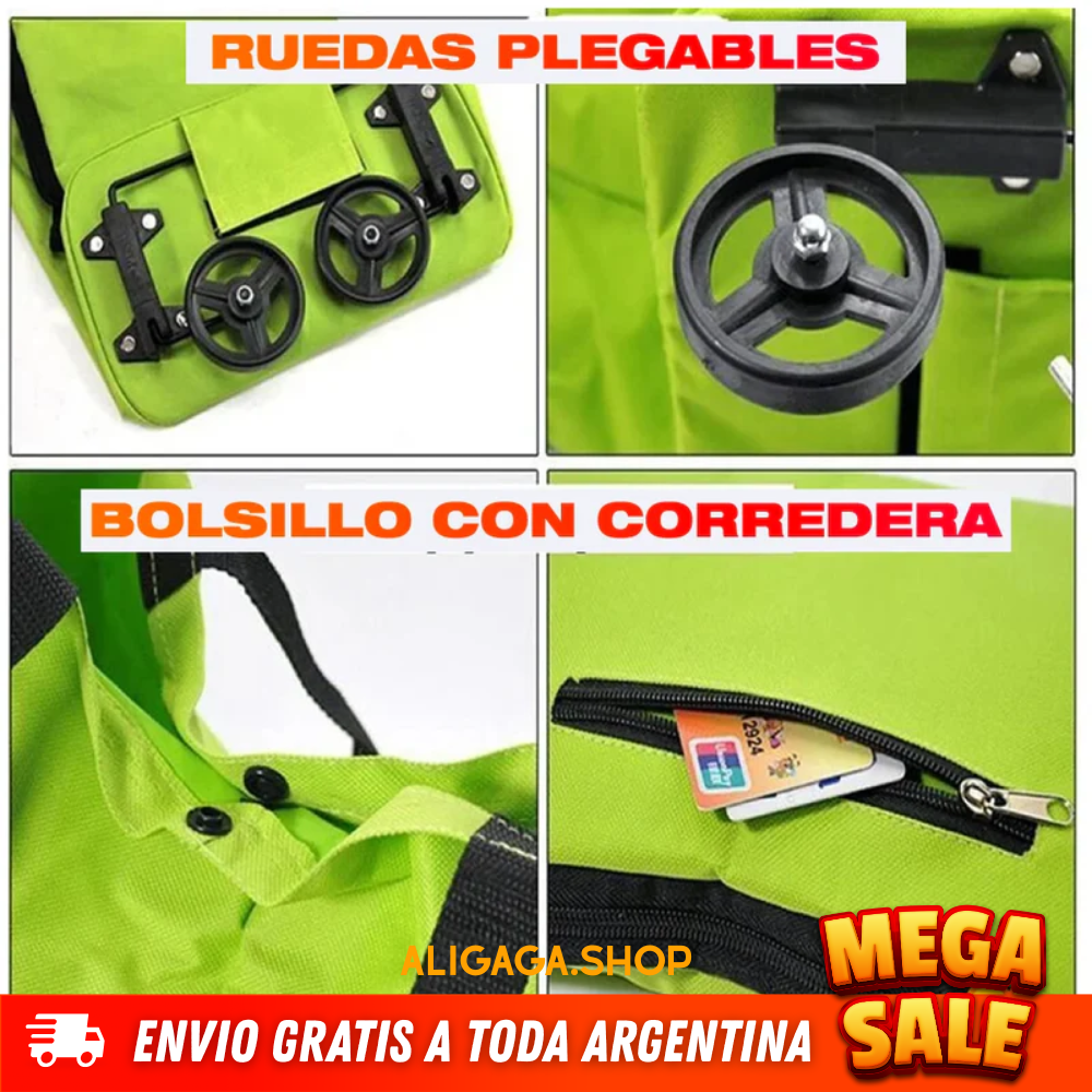 BOLSO DE COMPRAS PLEGABLE