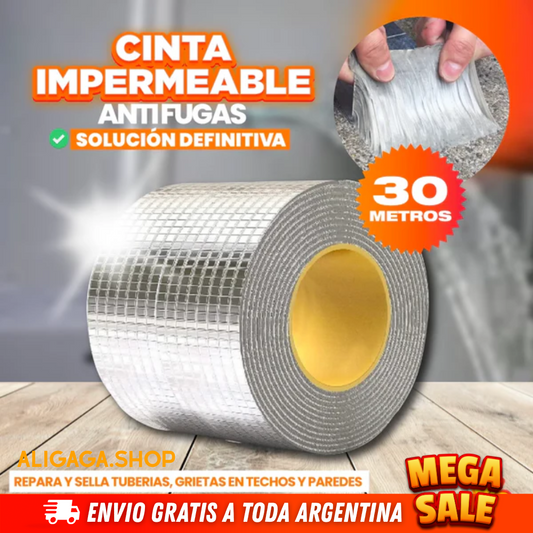30 METROS CINTA IMPERMEABLE REPARA FUGAS