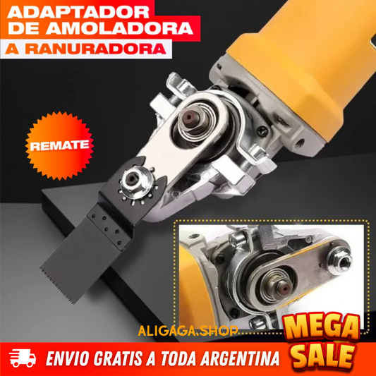 ADAPTADOR DE AMOLADORA A RANURADORA